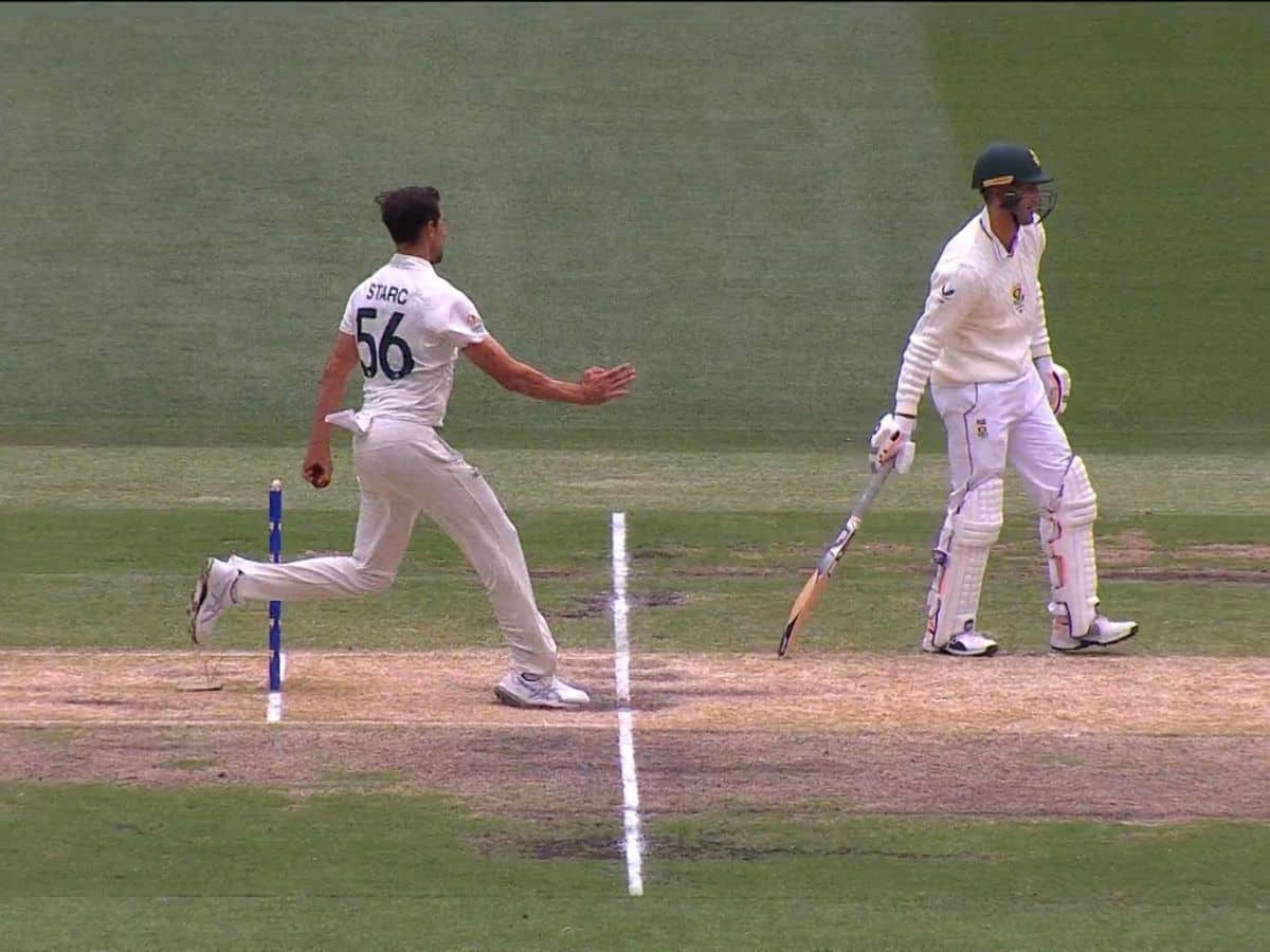 AUS Vs SA 2nd Test: Mitchell Starc's Furious Warning To SA Batter For Leaving Crease